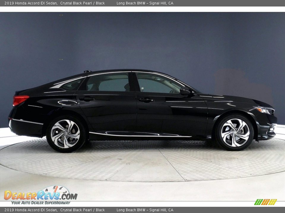 2019 Honda Accord EX Sedan Crystal Black Pearl / Black Photo #14