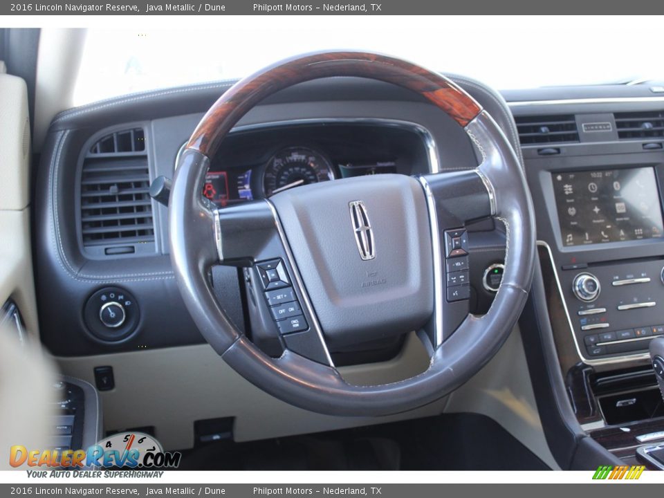 2016 Lincoln Navigator Reserve Steering Wheel Photo #22