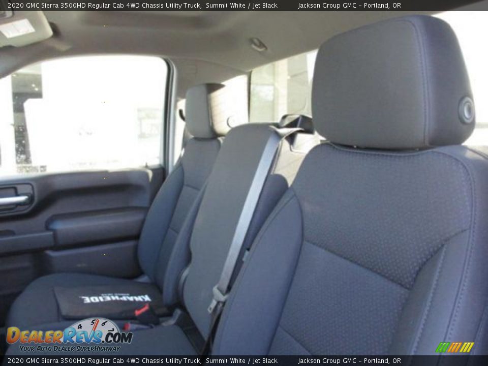 2020 GMC Sierra 3500HD Regular Cab 4WD Chassis Utility Truck Summit White / Jet Black Photo #3