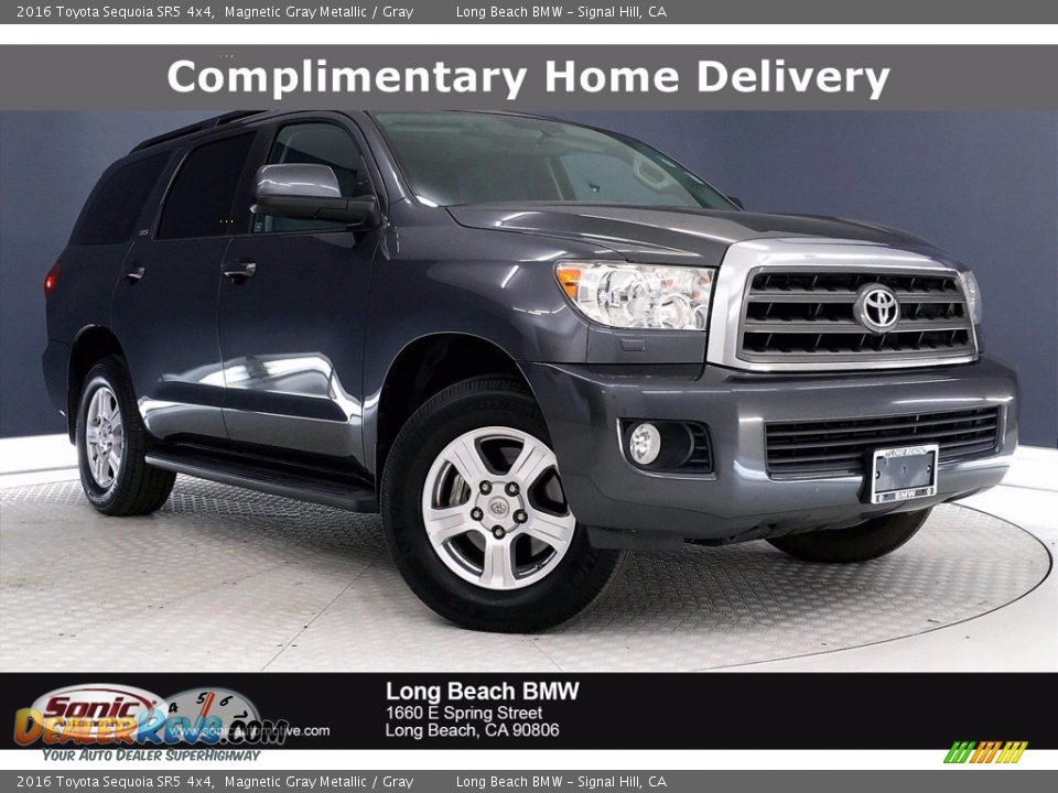 2016 Toyota Sequoia SR5 4x4 Magnetic Gray Metallic / Gray Photo #1