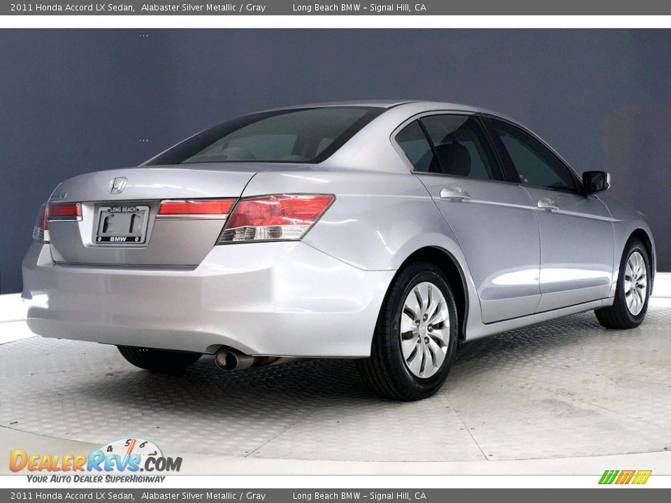 2011 Honda Accord LX Sedan Alabaster Silver Metallic / Gray Photo #13