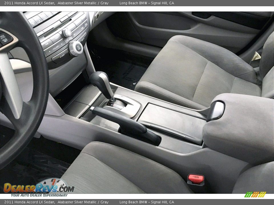 2011 Honda Accord LX Sedan Alabaster Silver Metallic / Gray Photo #16
