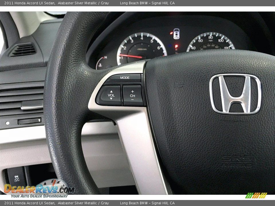 2011 Honda Accord LX Sedan Alabaster Silver Metallic / Gray Photo #18