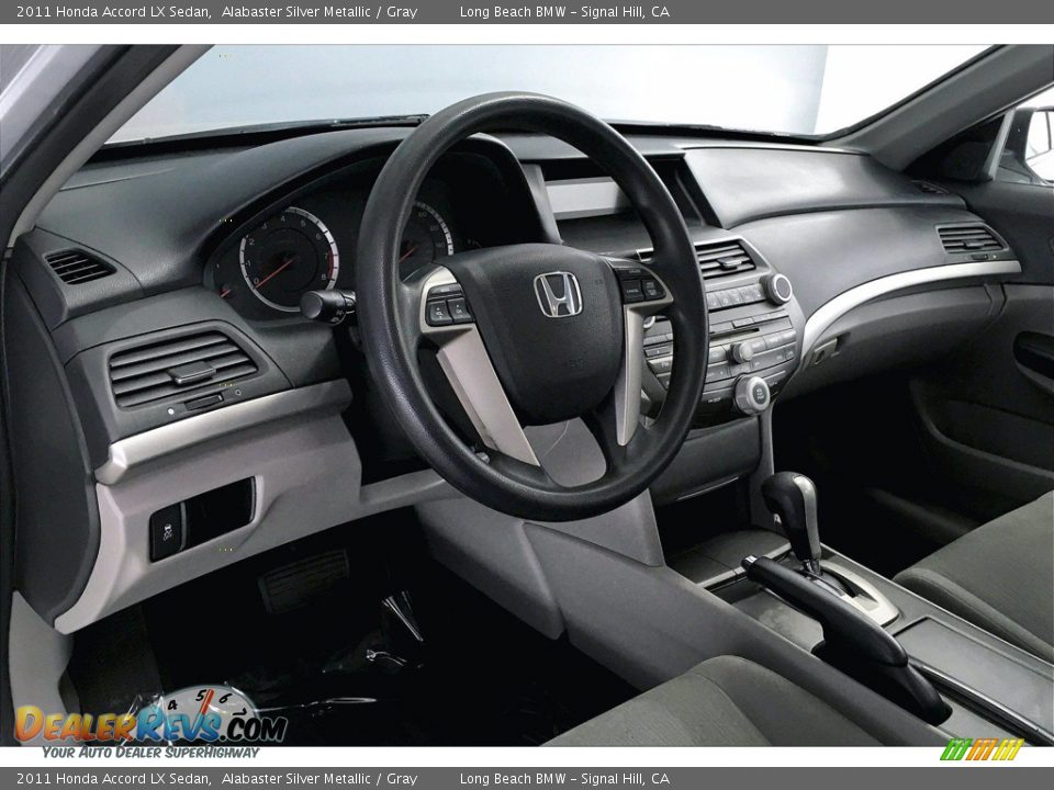 2011 Honda Accord LX Sedan Alabaster Silver Metallic / Gray Photo #21