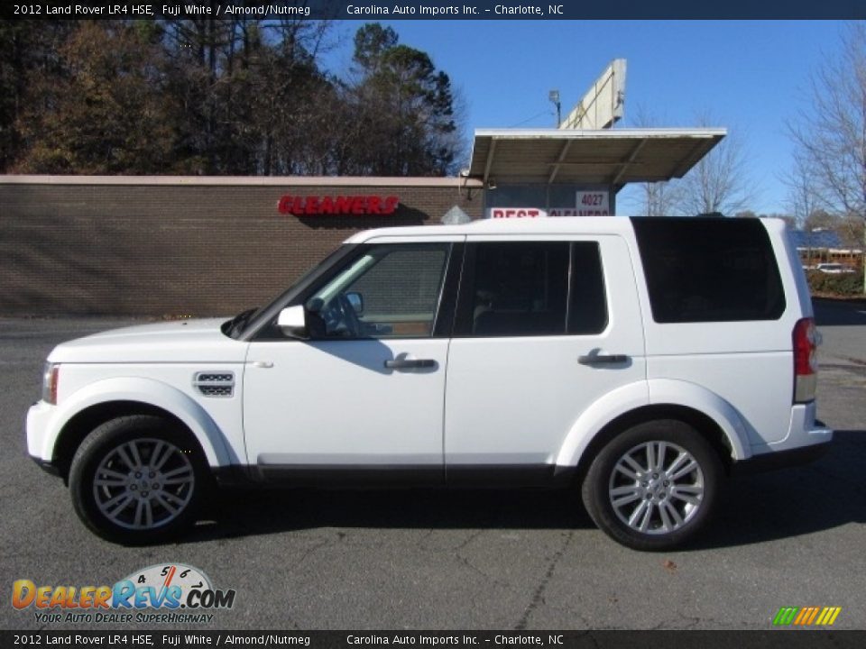 2012 Land Rover LR4 HSE Fuji White / Almond/Nutmeg Photo #7