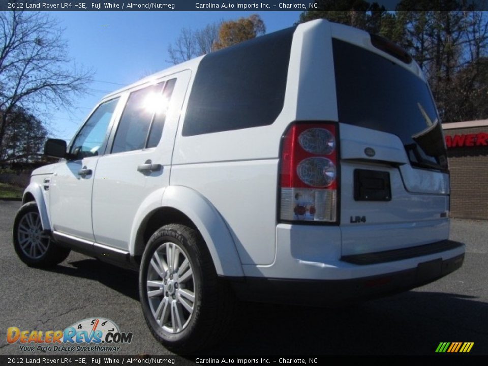 2012 Land Rover LR4 HSE Fuji White / Almond/Nutmeg Photo #8
