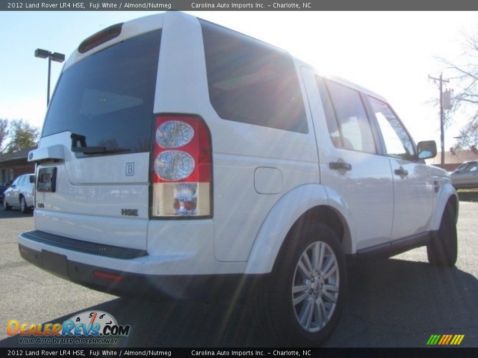 2012 Land Rover LR4 HSE Fuji White / Almond/Nutmeg Photo #10