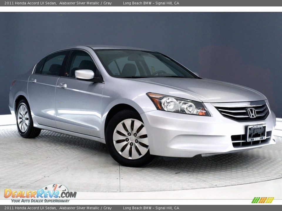 2011 Honda Accord LX Sedan Alabaster Silver Metallic / Gray Photo #36