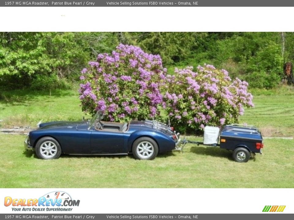 Patriot Blue Pearl 1957 MG MGA Roadster Photo #1