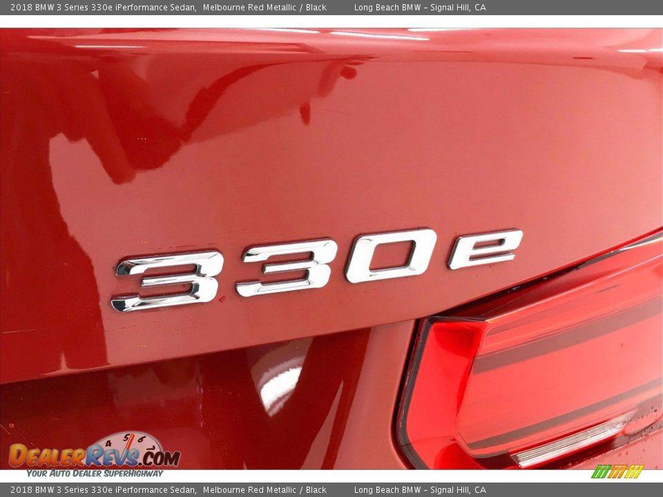 2018 BMW 3 Series 330e iPerformance Sedan Melbourne Red Metallic / Black Photo #7