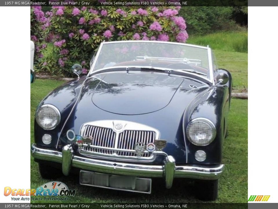 Patriot Blue Pearl 1957 MG MGA Roadster Photo #2