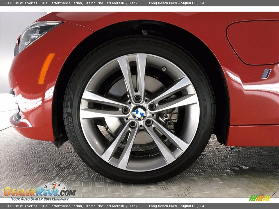2018 BMW 3 Series 330e iPerformance Sedan Melbourne Red Metallic / Black Photo #8