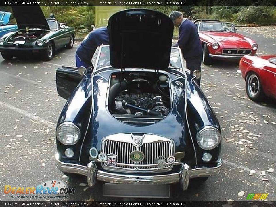 Patriot Blue Pearl 1957 MG MGA Roadster Photo #3