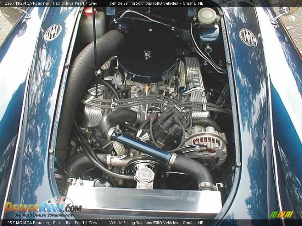 1957 MG MGA Roadster V8 Conversion Engine Photo #4