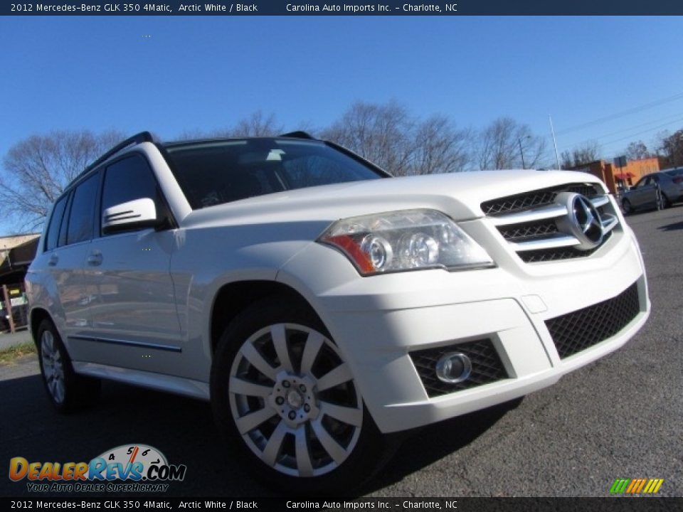 2012 Mercedes-Benz GLK 350 4Matic Arctic White / Black Photo #1