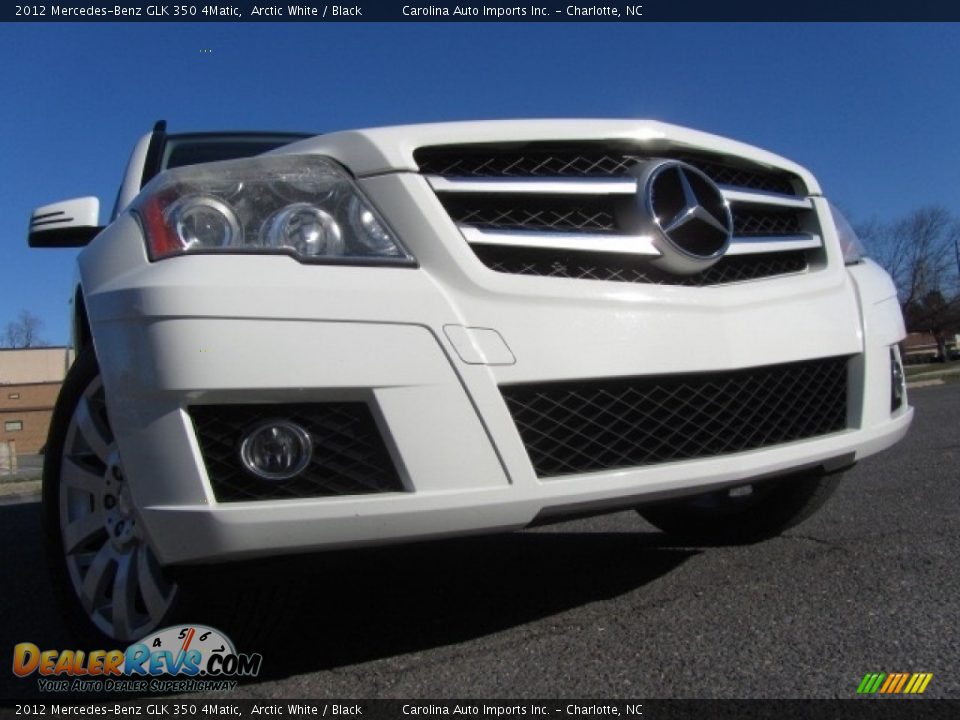 2012 Mercedes-Benz GLK 350 4Matic Arctic White / Black Photo #2