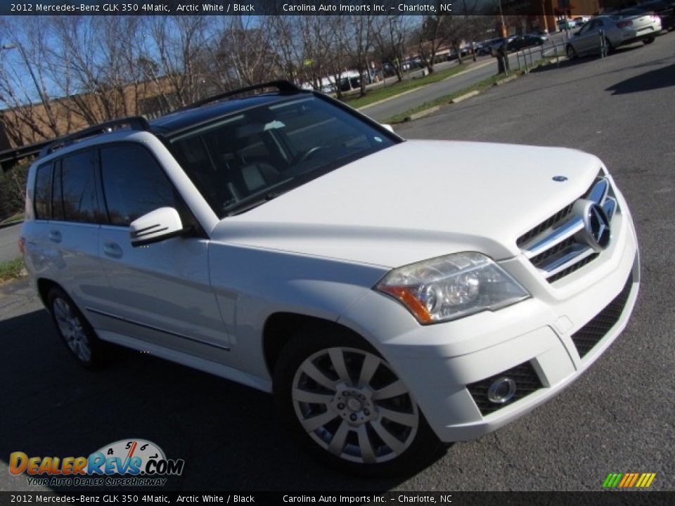 2012 Mercedes-Benz GLK 350 4Matic Arctic White / Black Photo #3