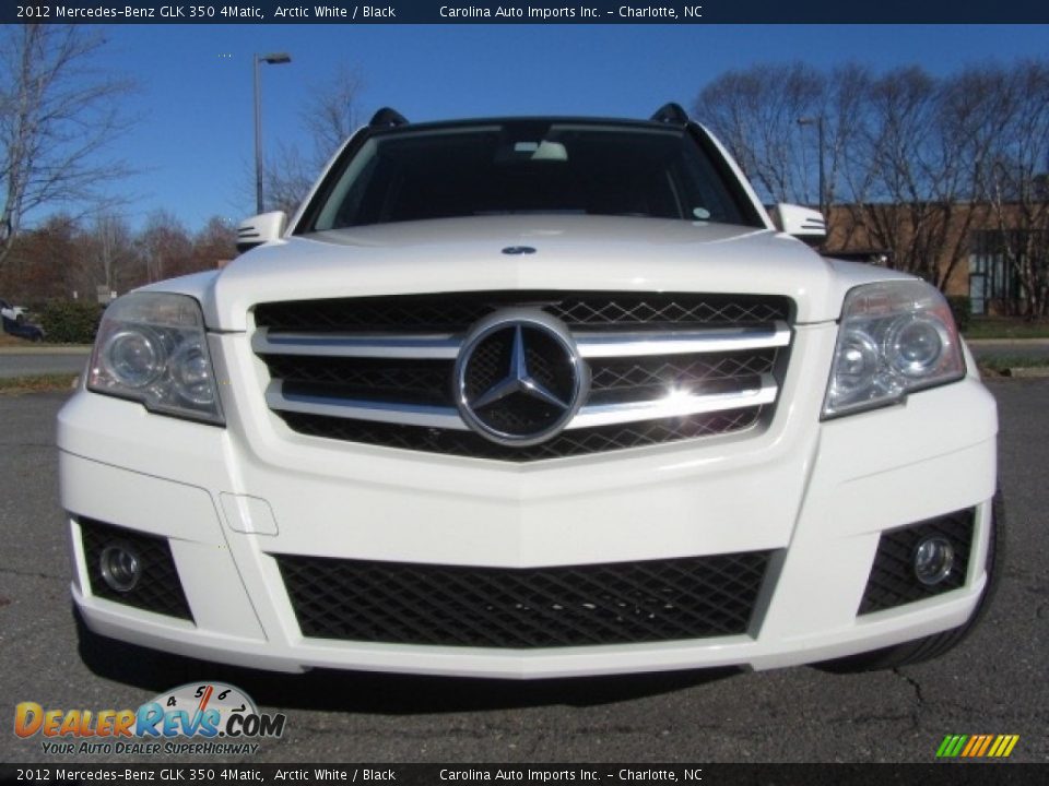 2012 Mercedes-Benz GLK 350 4Matic Arctic White / Black Photo #4