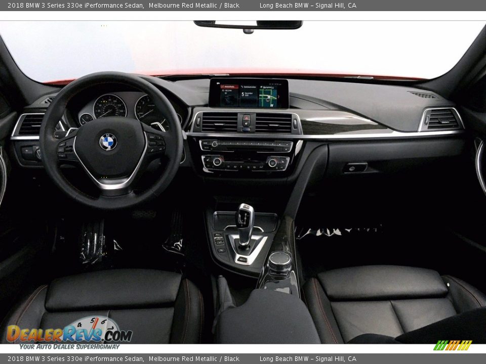 2018 BMW 3 Series 330e iPerformance Sedan Melbourne Red Metallic / Black Photo #15