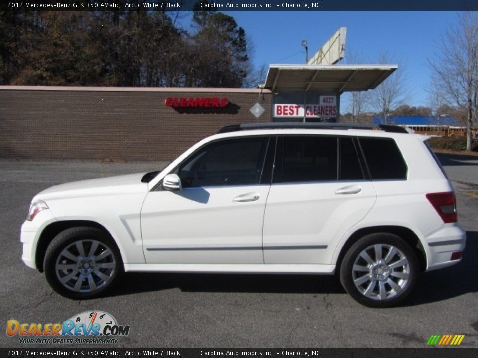 2012 Mercedes-Benz GLK 350 4Matic Arctic White / Black Photo #7