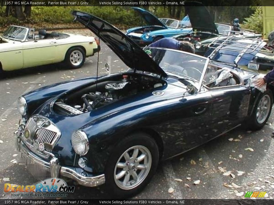 Front 3/4 View of 1957 MG MGA Roadster Photo #13