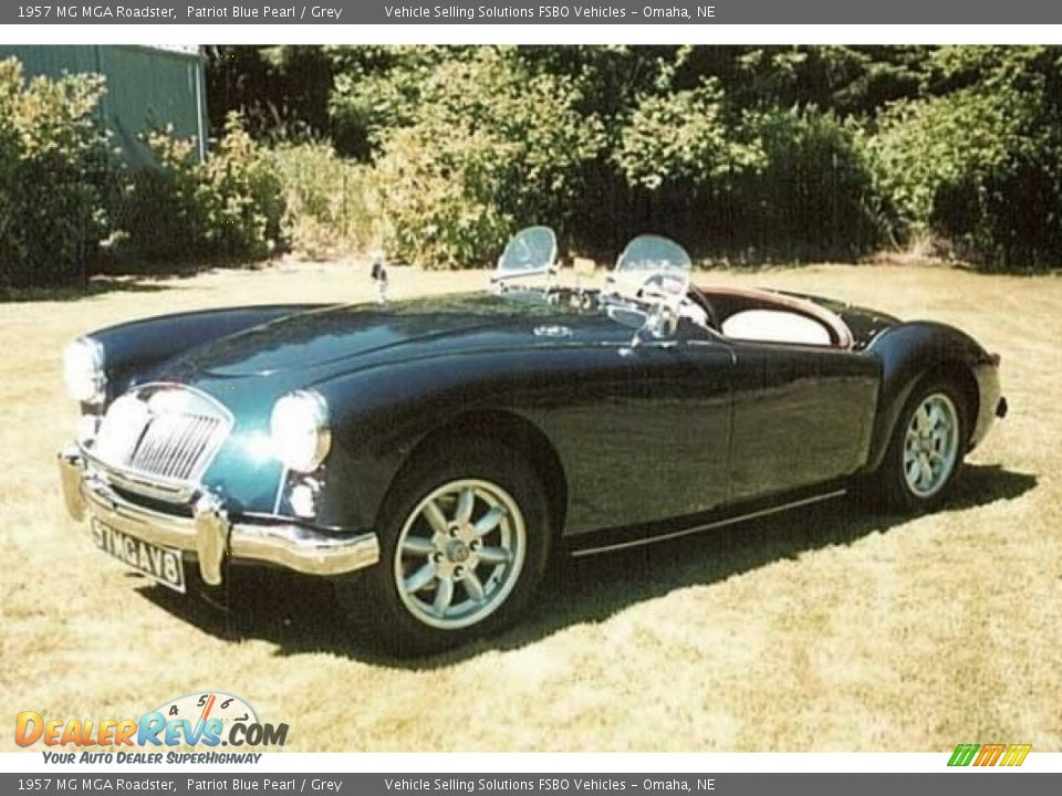 Patriot Blue Pearl 1957 MG MGA Roadster Photo #14