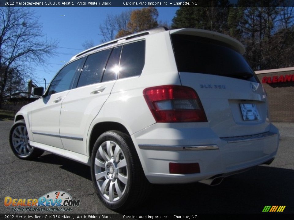 2012 Mercedes-Benz GLK 350 4Matic Arctic White / Black Photo #8