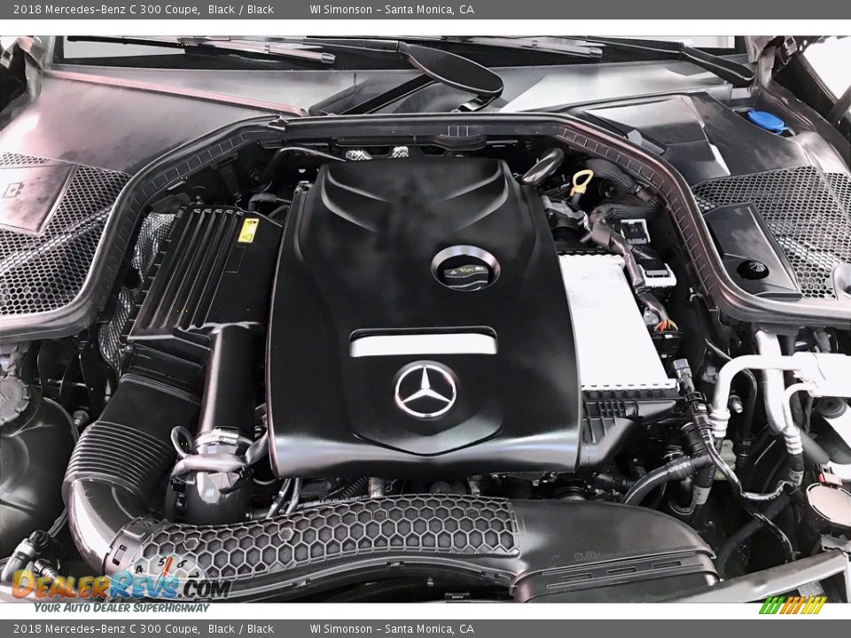 2018 Mercedes-Benz C 300 Coupe Black / Black Photo #9