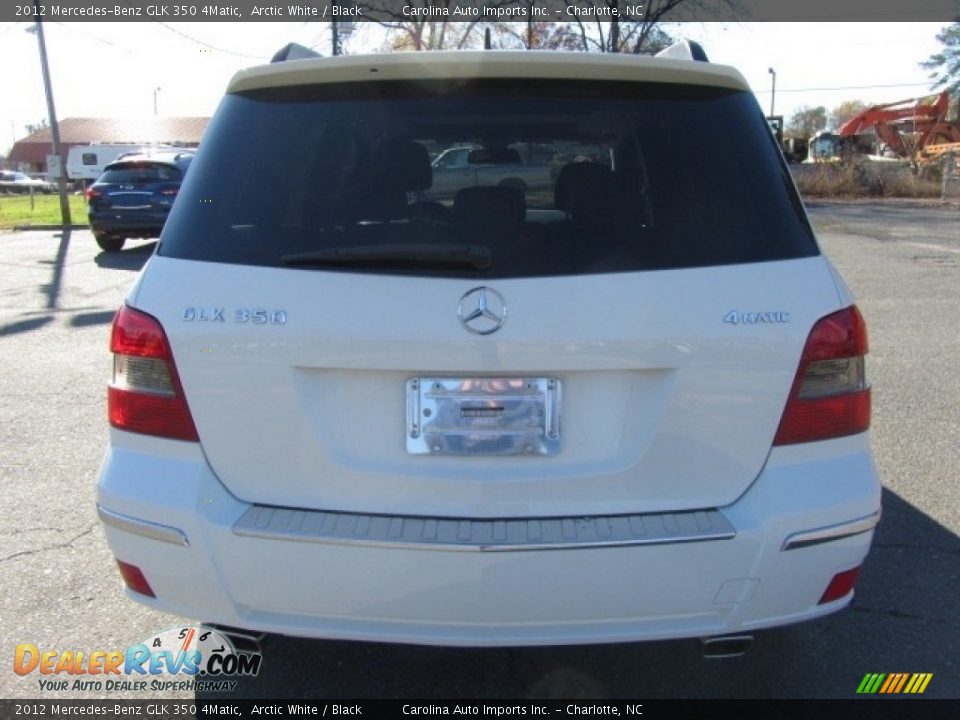 2012 Mercedes-Benz GLK 350 4Matic Arctic White / Black Photo #9