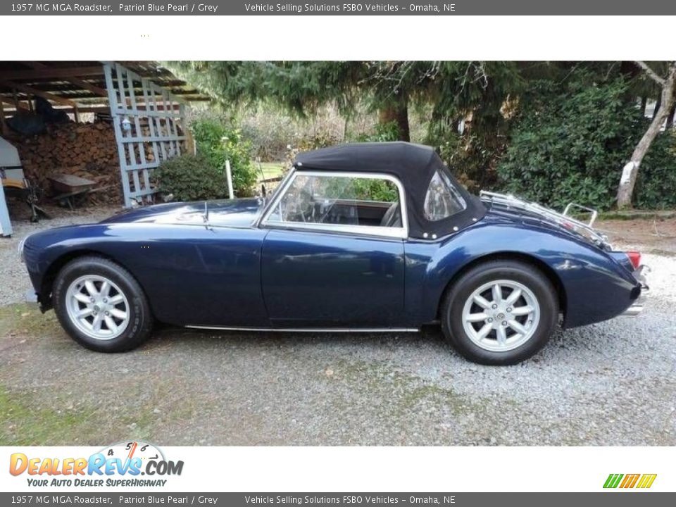 Patriot Blue Pearl 1957 MG MGA Roadster Photo #15