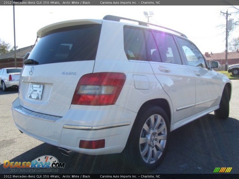 2012 Mercedes-Benz GLK 350 4Matic Arctic White / Black Photo #10