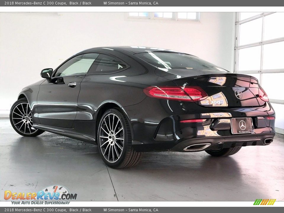 2018 Mercedes-Benz C 300 Coupe Black / Black Photo #10