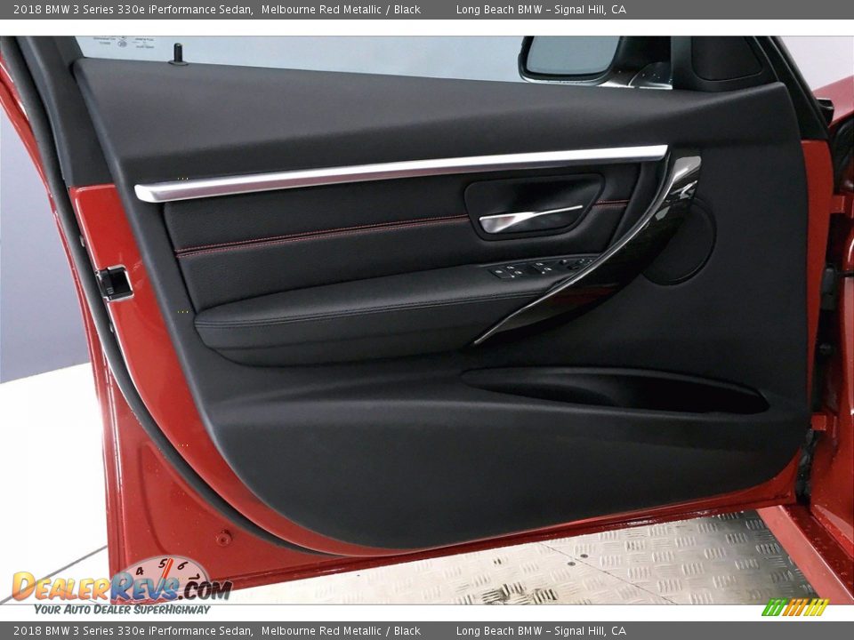 2018 BMW 3 Series 330e iPerformance Sedan Melbourne Red Metallic / Black Photo #23