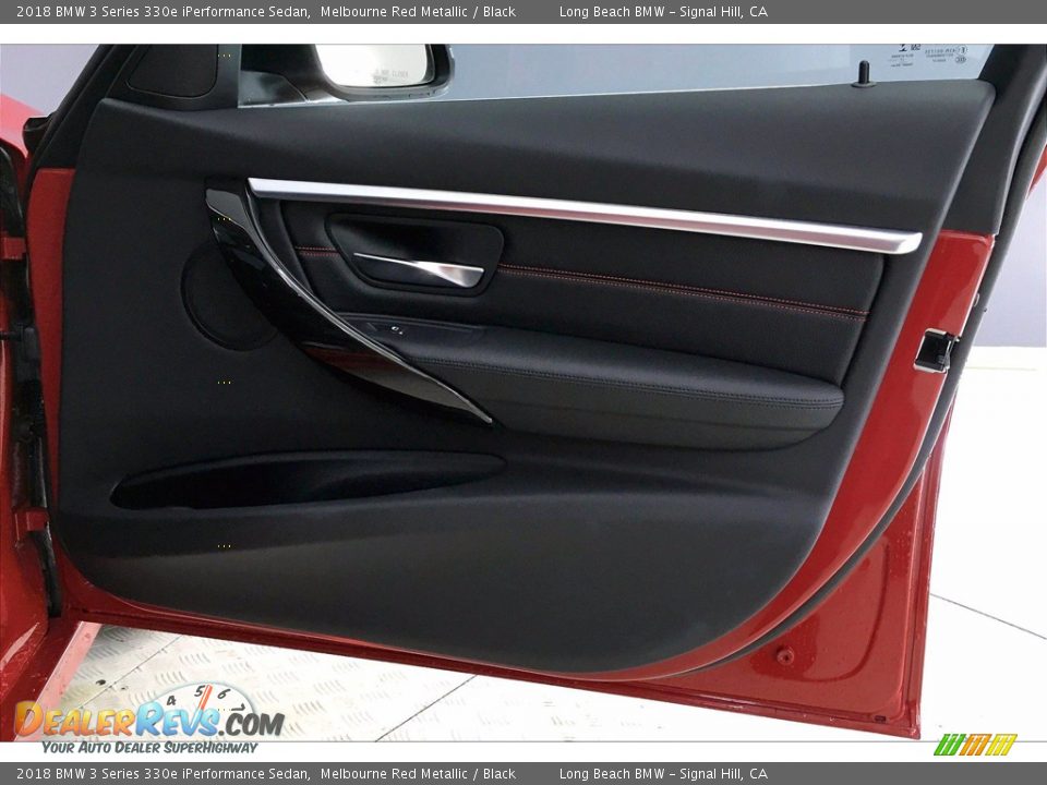 2018 BMW 3 Series 330e iPerformance Sedan Melbourne Red Metallic / Black Photo #24