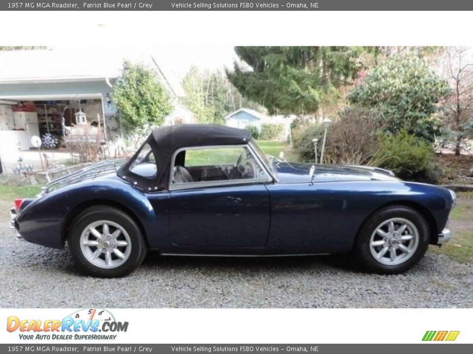 Patriot Blue Pearl 1957 MG MGA Roadster Photo #25