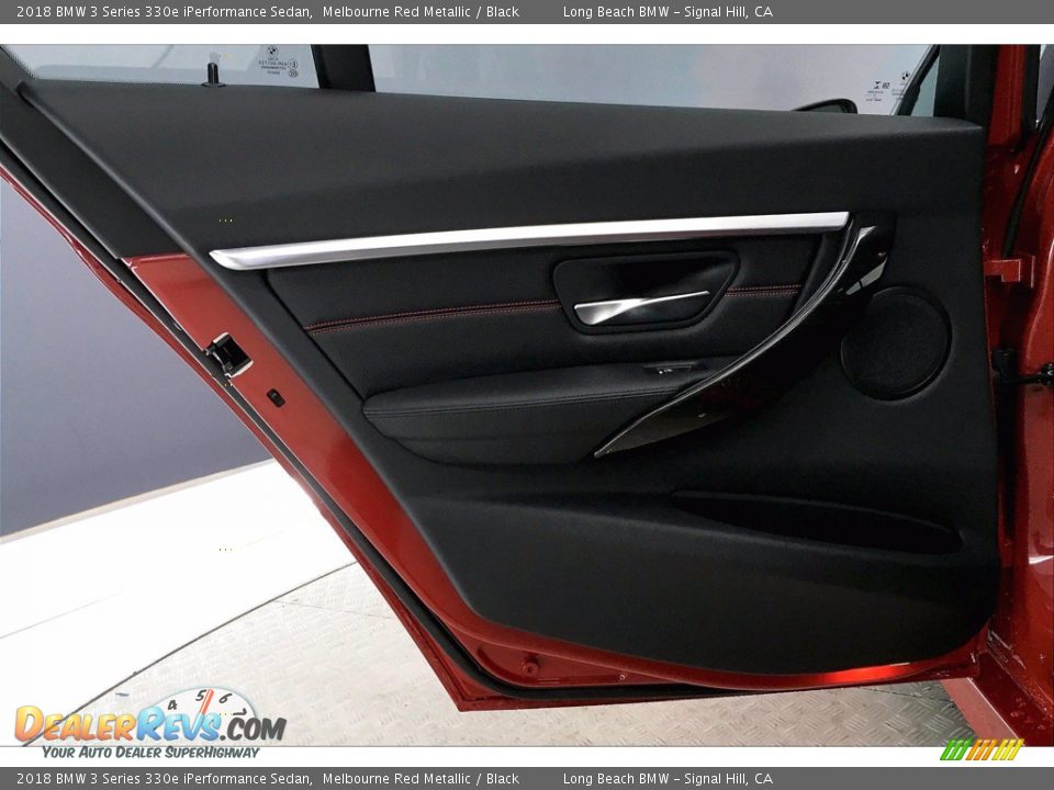 2018 BMW 3 Series 330e iPerformance Sedan Melbourne Red Metallic / Black Photo #25
