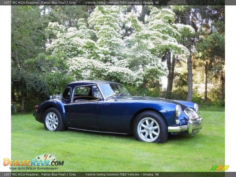 Patriot Blue Pearl 1957 MG MGA Roadster Photo #26