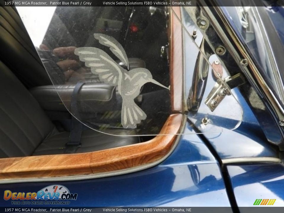 1957 MG MGA Roadster Patriot Blue Pearl / Grey Photo #27