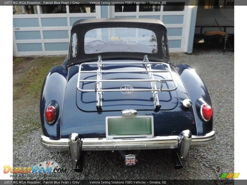 1957 MG MGA Roadster Patriot Blue Pearl / Grey Photo #28