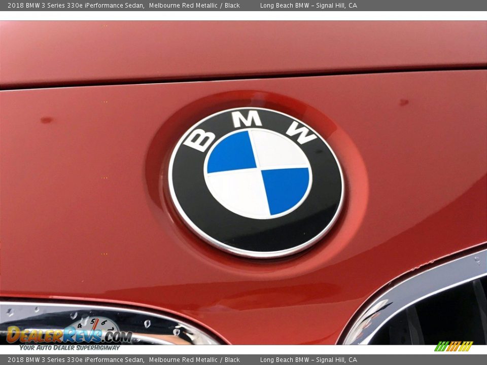 2018 BMW 3 Series 330e iPerformance Sedan Melbourne Red Metallic / Black Photo #33