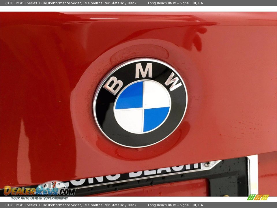 2018 BMW 3 Series 330e iPerformance Sedan Melbourne Red Metallic / Black Photo #34