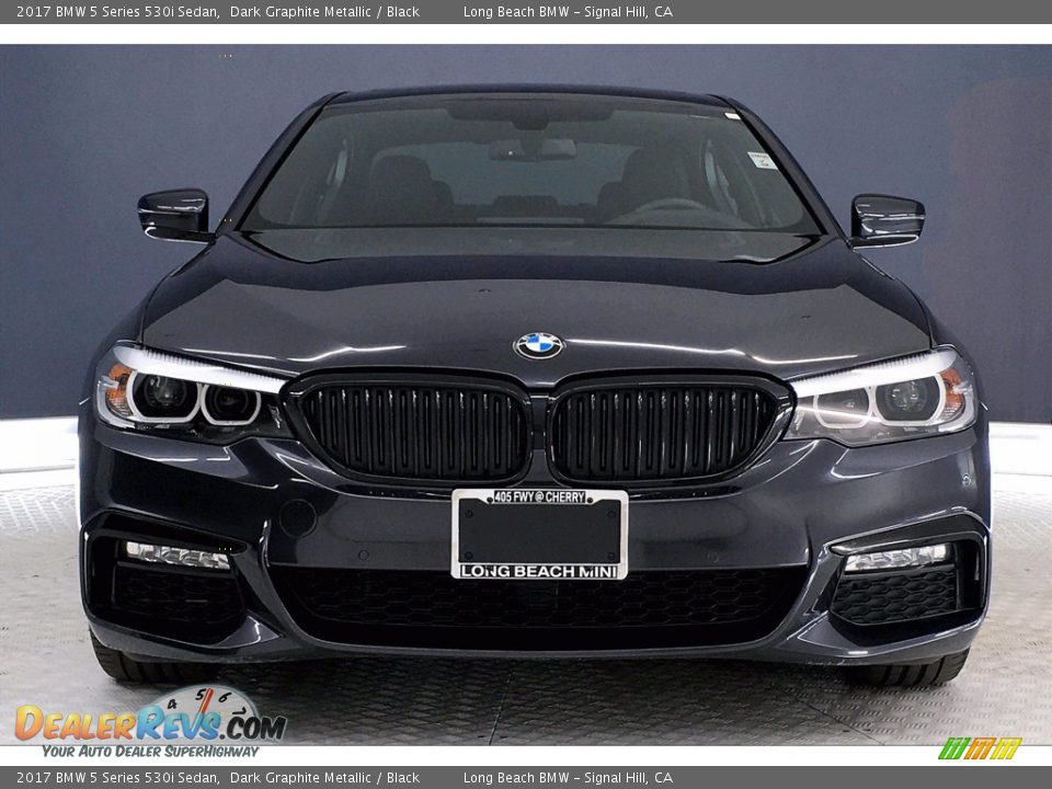 2017 BMW 5 Series 530i Sedan Dark Graphite Metallic / Black Photo #2