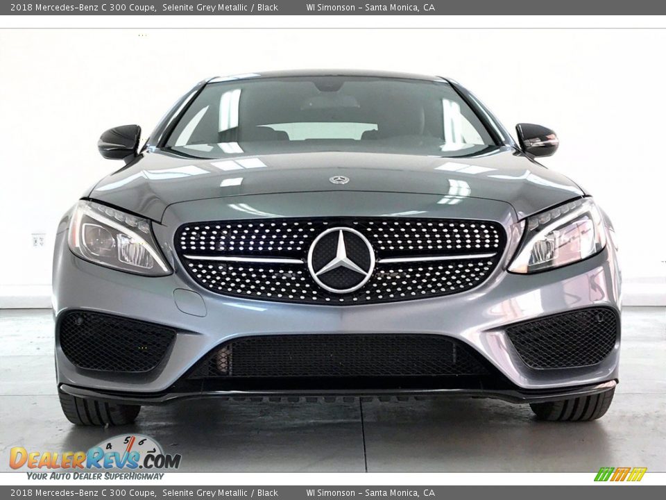 2018 Mercedes-Benz C 300 Coupe Selenite Grey Metallic / Black Photo #2