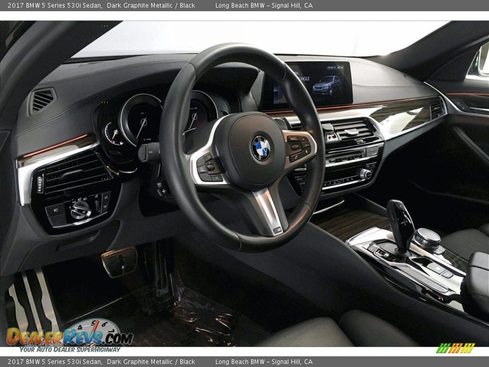 2017 BMW 5 Series 530i Sedan Dark Graphite Metallic / Black Photo #21