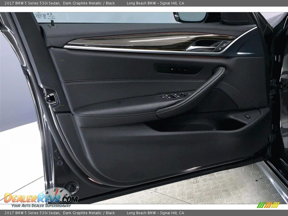 2017 BMW 5 Series 530i Sedan Dark Graphite Metallic / Black Photo #23