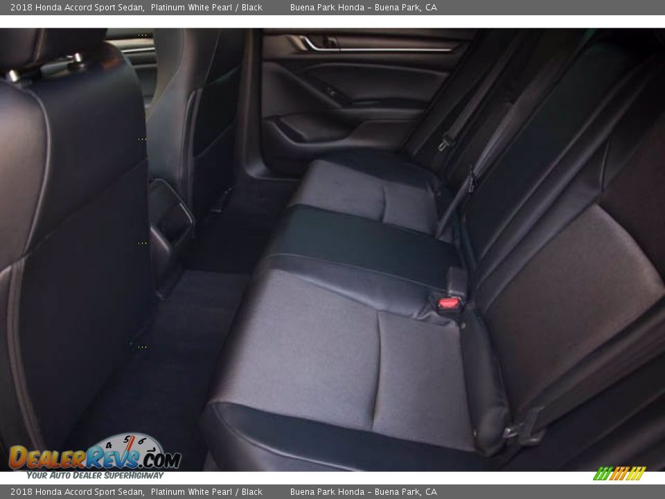 2018 Honda Accord Sport Sedan Platinum White Pearl / Black Photo #4
