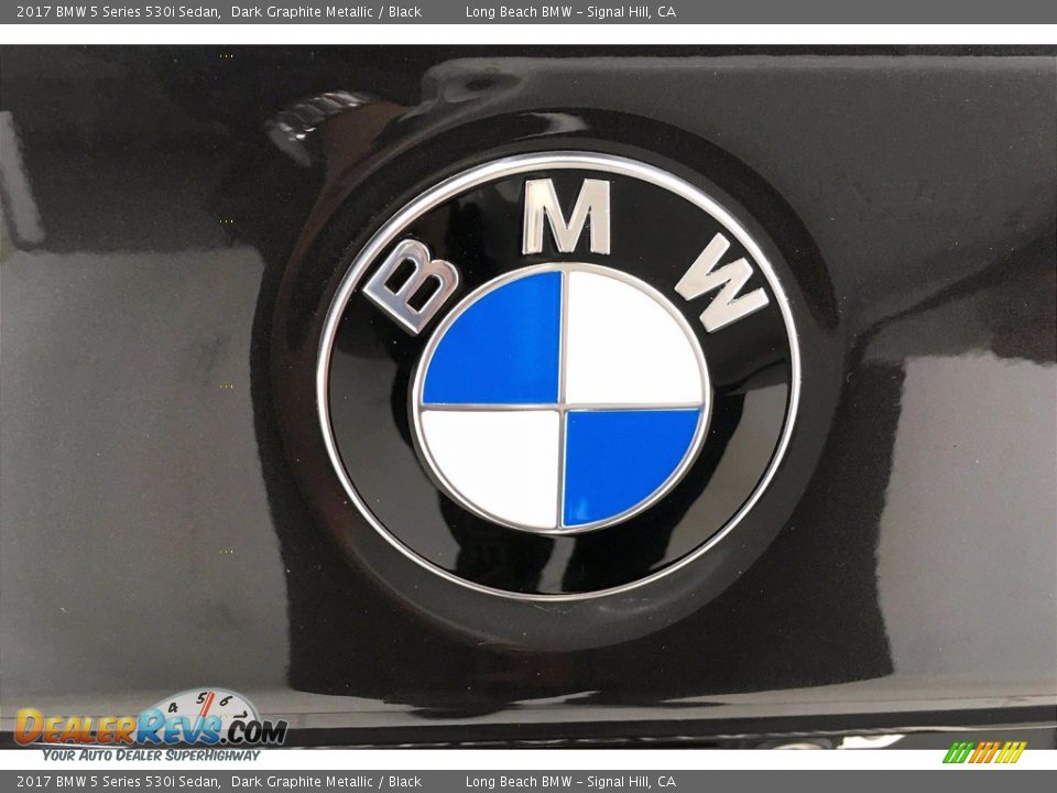 2017 BMW 5 Series 530i Sedan Dark Graphite Metallic / Black Photo #34