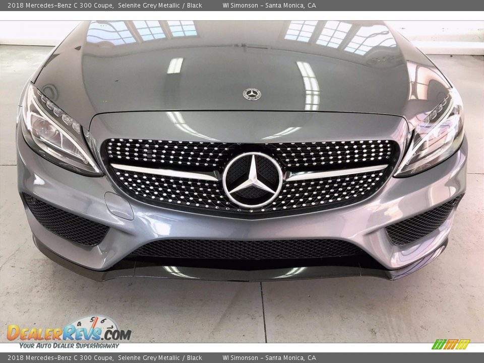 2018 Mercedes-Benz C 300 Coupe Selenite Grey Metallic / Black Photo #30