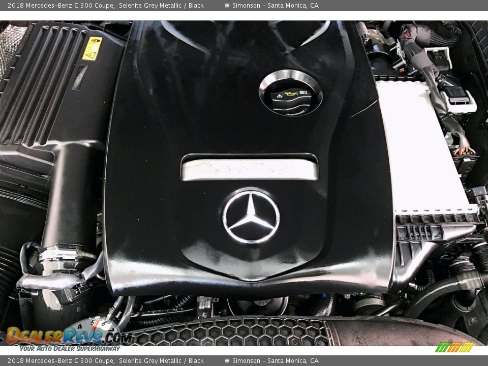 2018 Mercedes-Benz C 300 Coupe Selenite Grey Metallic / Black Photo #32
