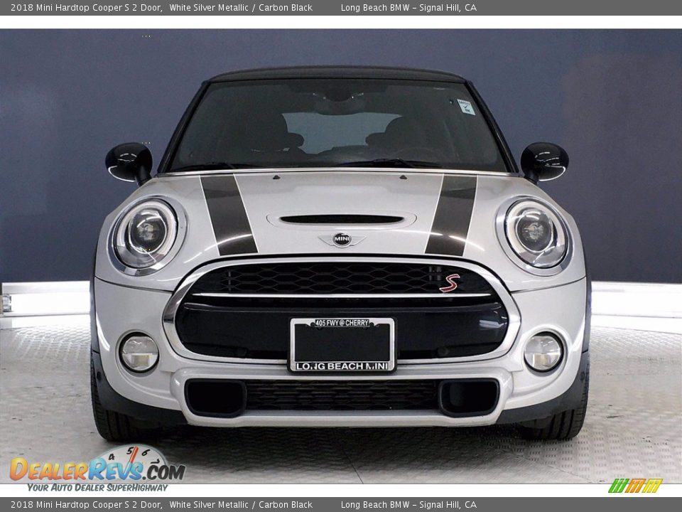 2018 Mini Hardtop Cooper S 2 Door White Silver Metallic / Carbon Black Photo #2